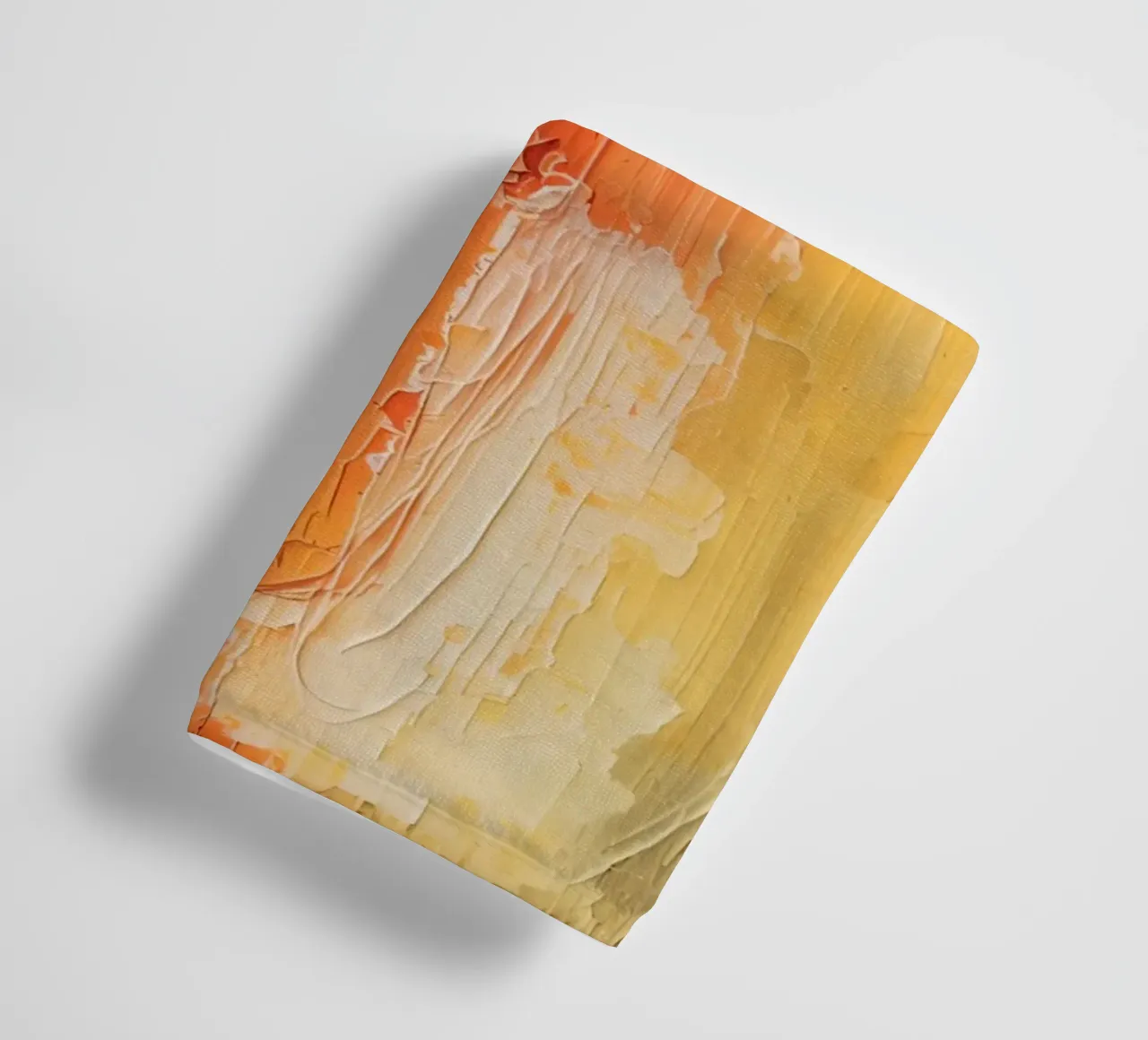 Pittura astratta con pennellate verticali a texture asciugamano da bagno da DesignDoodle