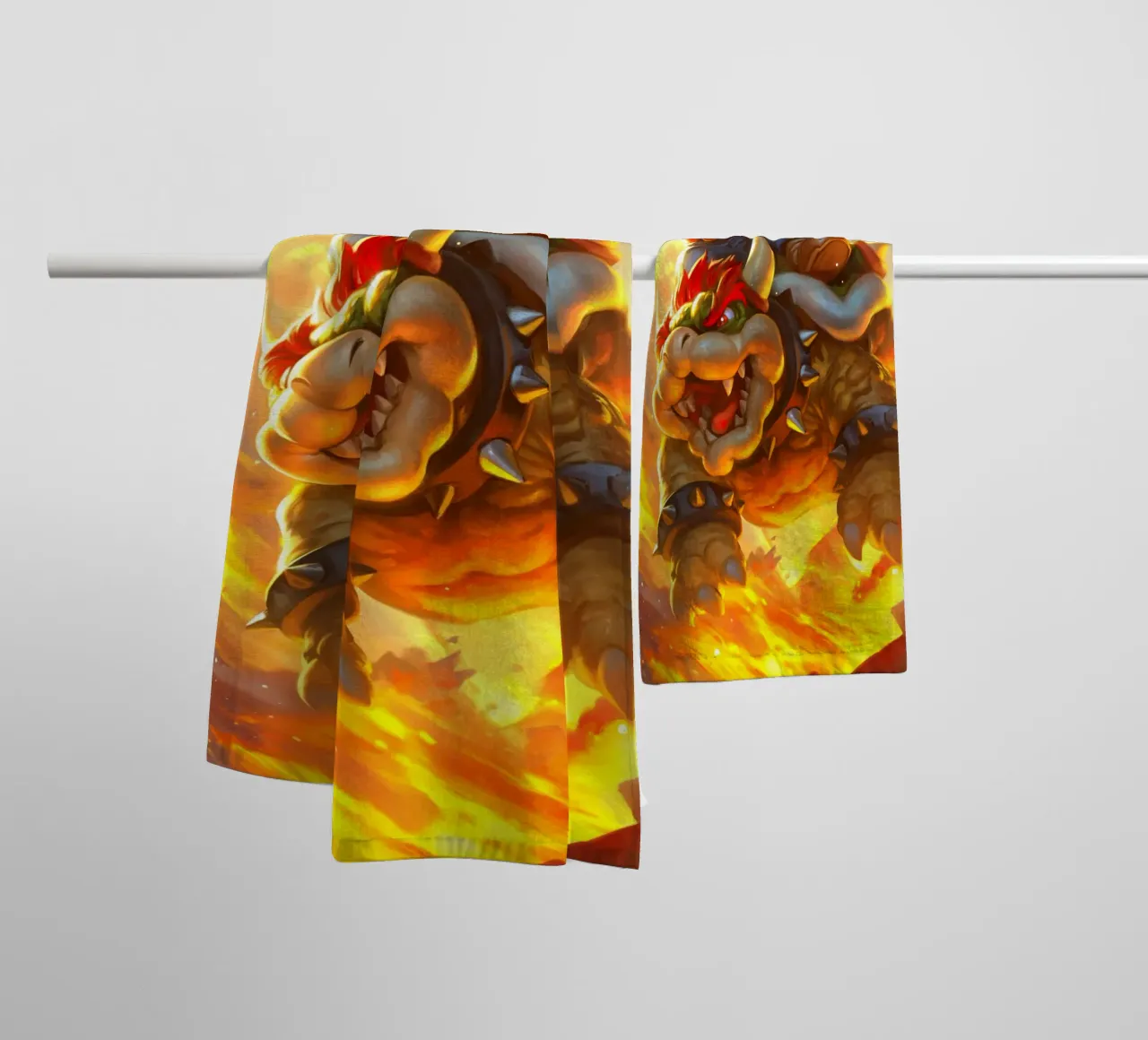Super Mario Bros Game towel by Fleur de Lys