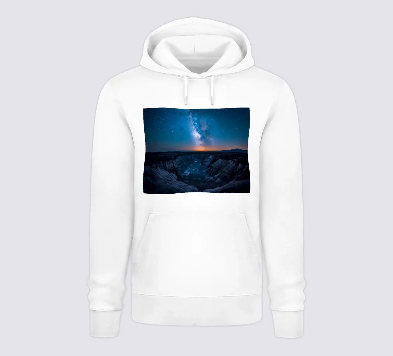 Paesaggio del canyon di notte con la Via Lattea felpa con cappuccio da DesignDoodle
