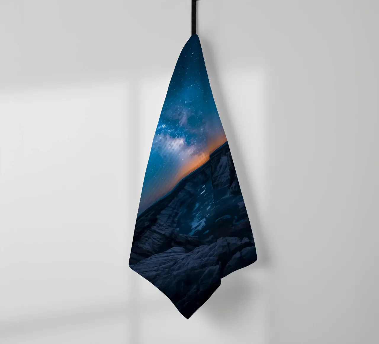 Paesaggio del canyon di notte con la Via Lattea canovaccio da cucina da DesignDoodle