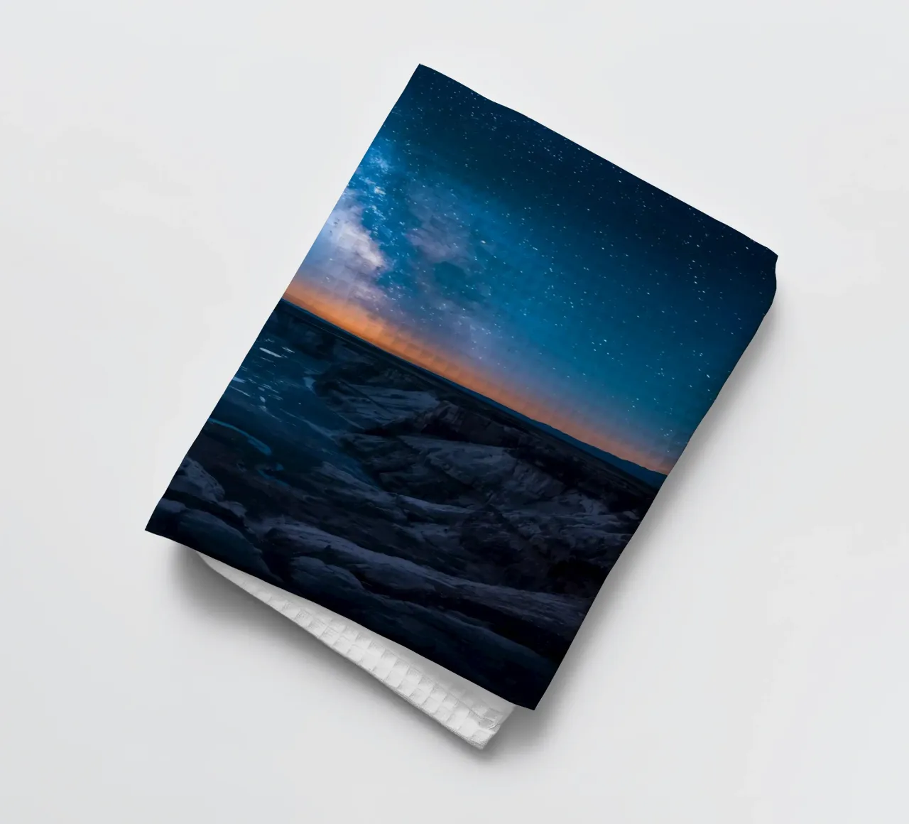 Paesaggio del canyon di notte con la Via Lattea canovaccio da cucina da DesignDoodle