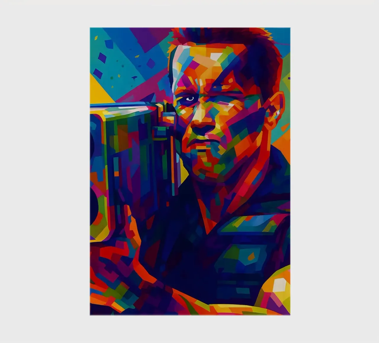 Arnold Schwarzenegger Commando art notebook by BONANZA