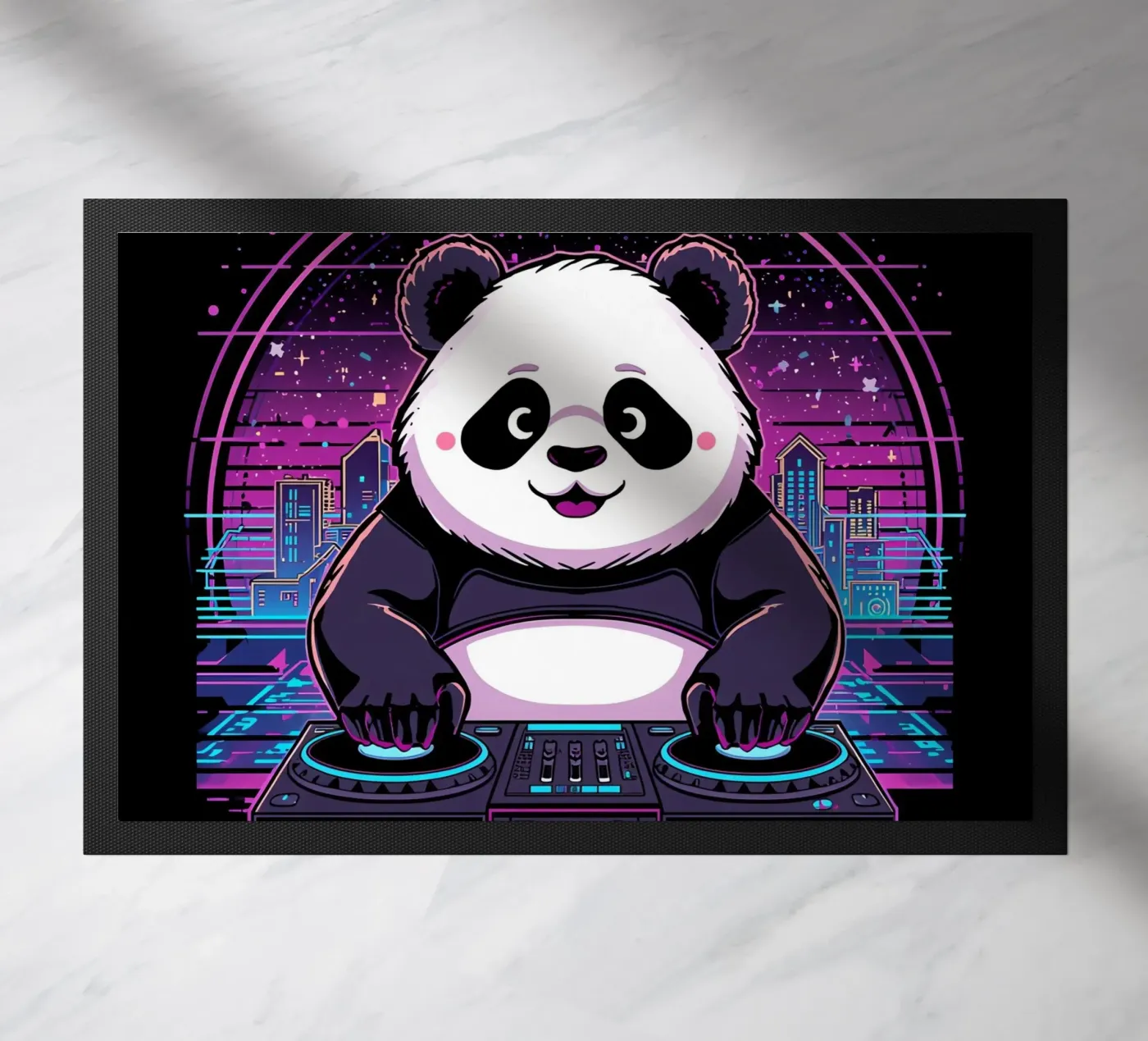 DJ Panda deurmat van DesignDoodle