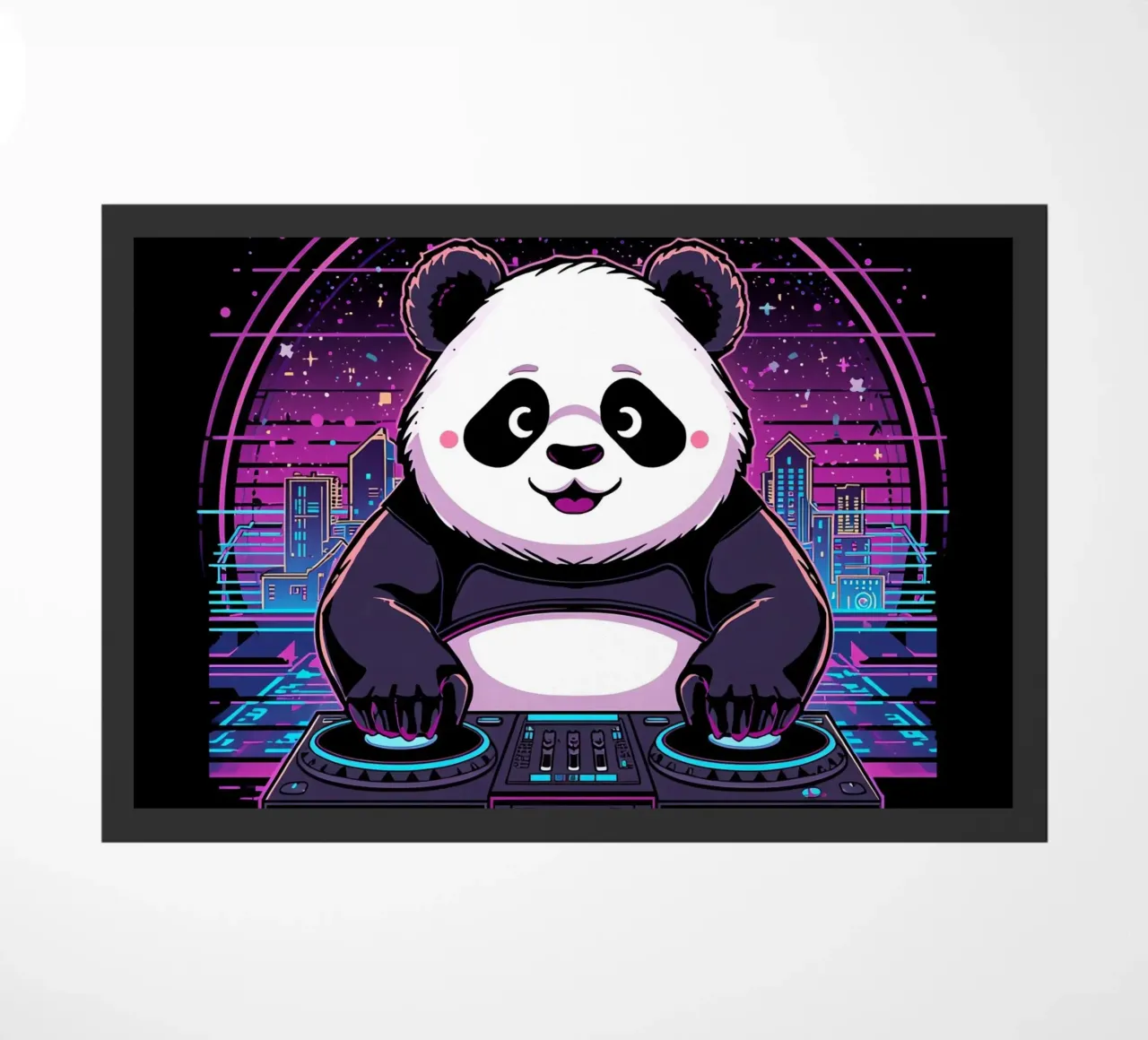 DJ Panda deurmat van DesignDoodle