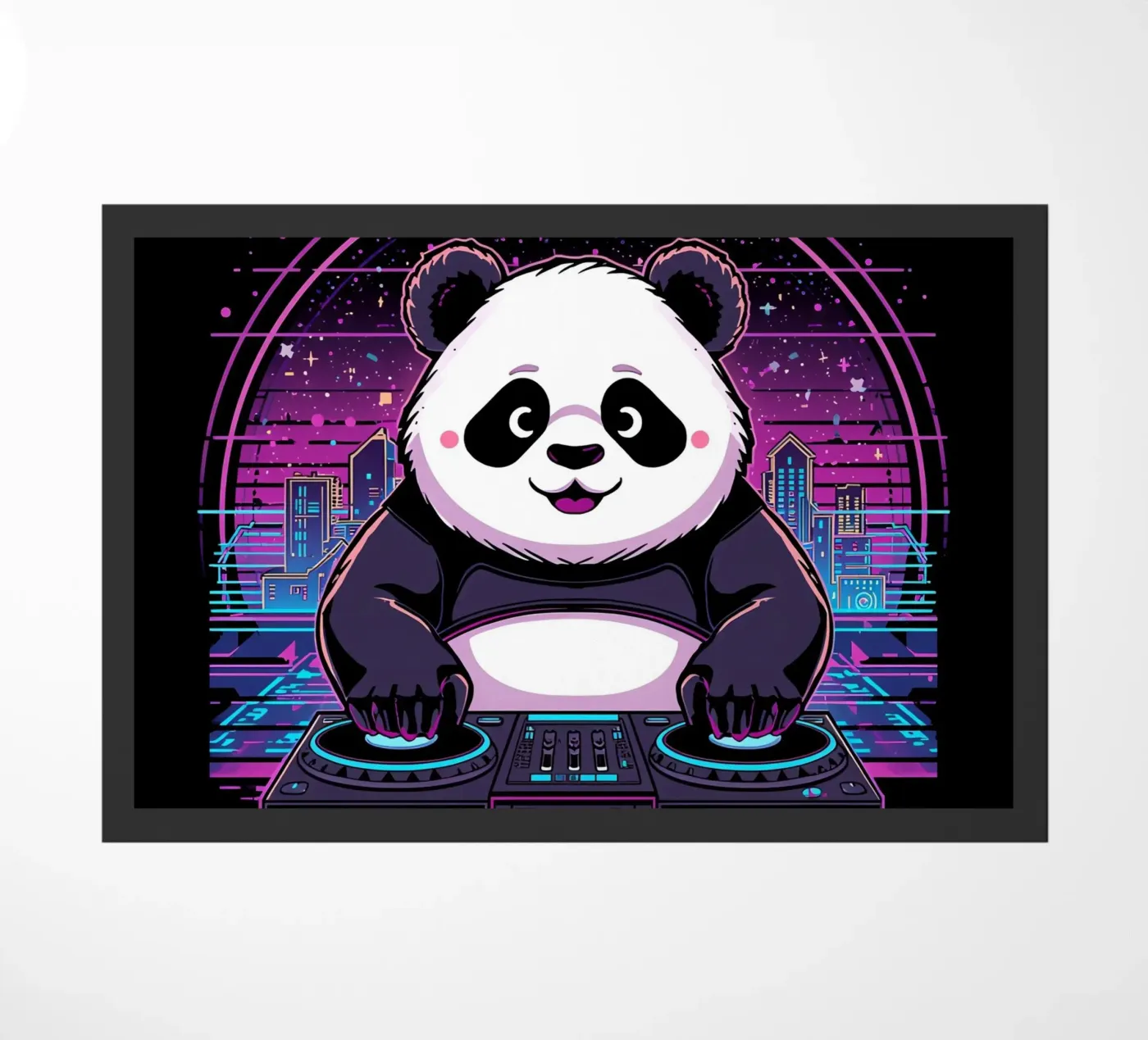 DJ Panda deurmat van DesignDoodle