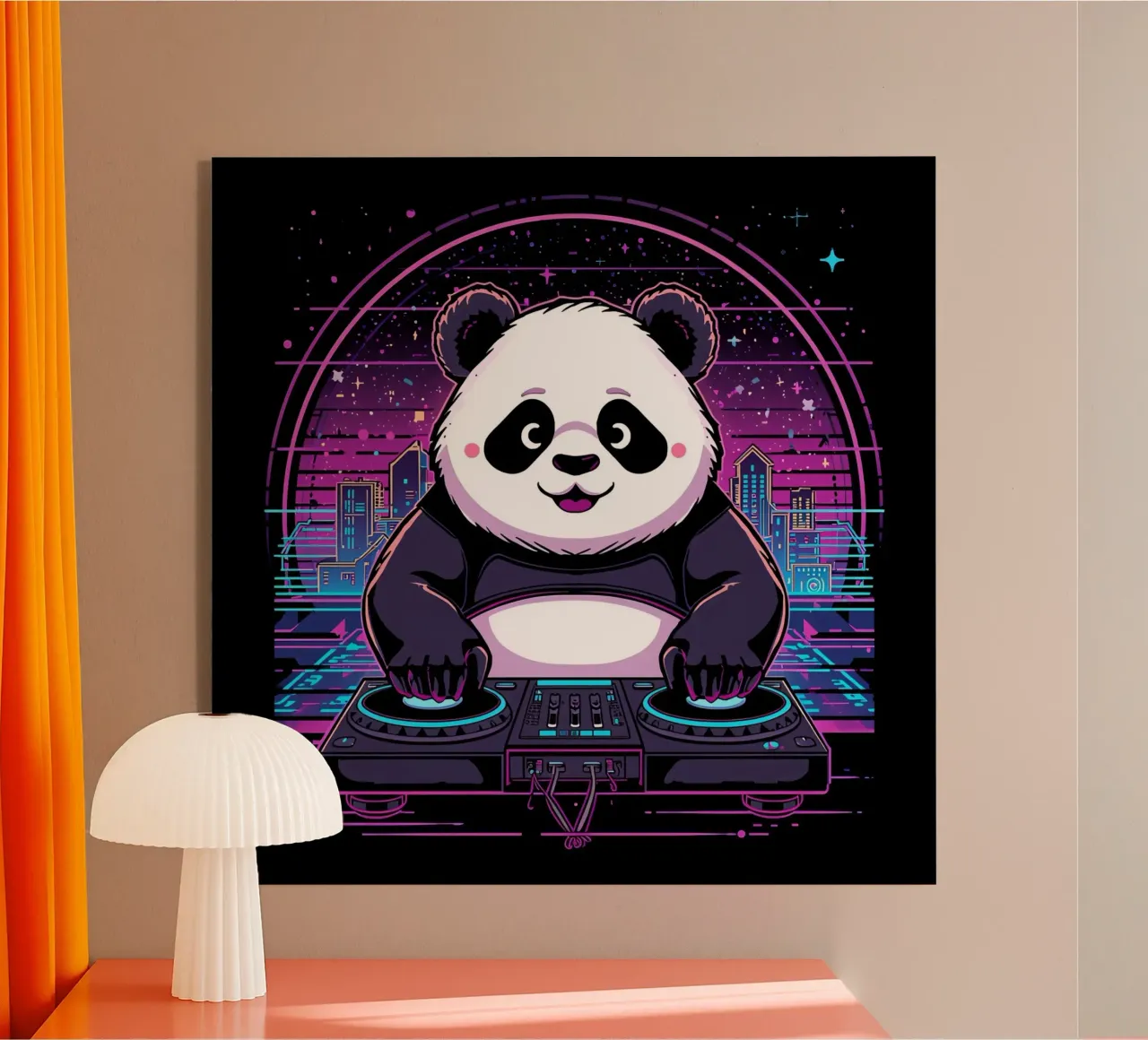 DJ Panda plexiglass da DesignDoodle