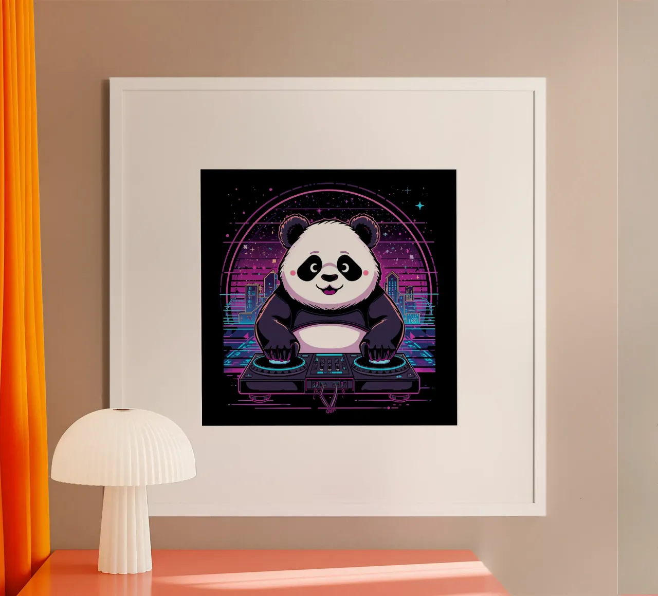 DJ Panda poster da DesignDoodle