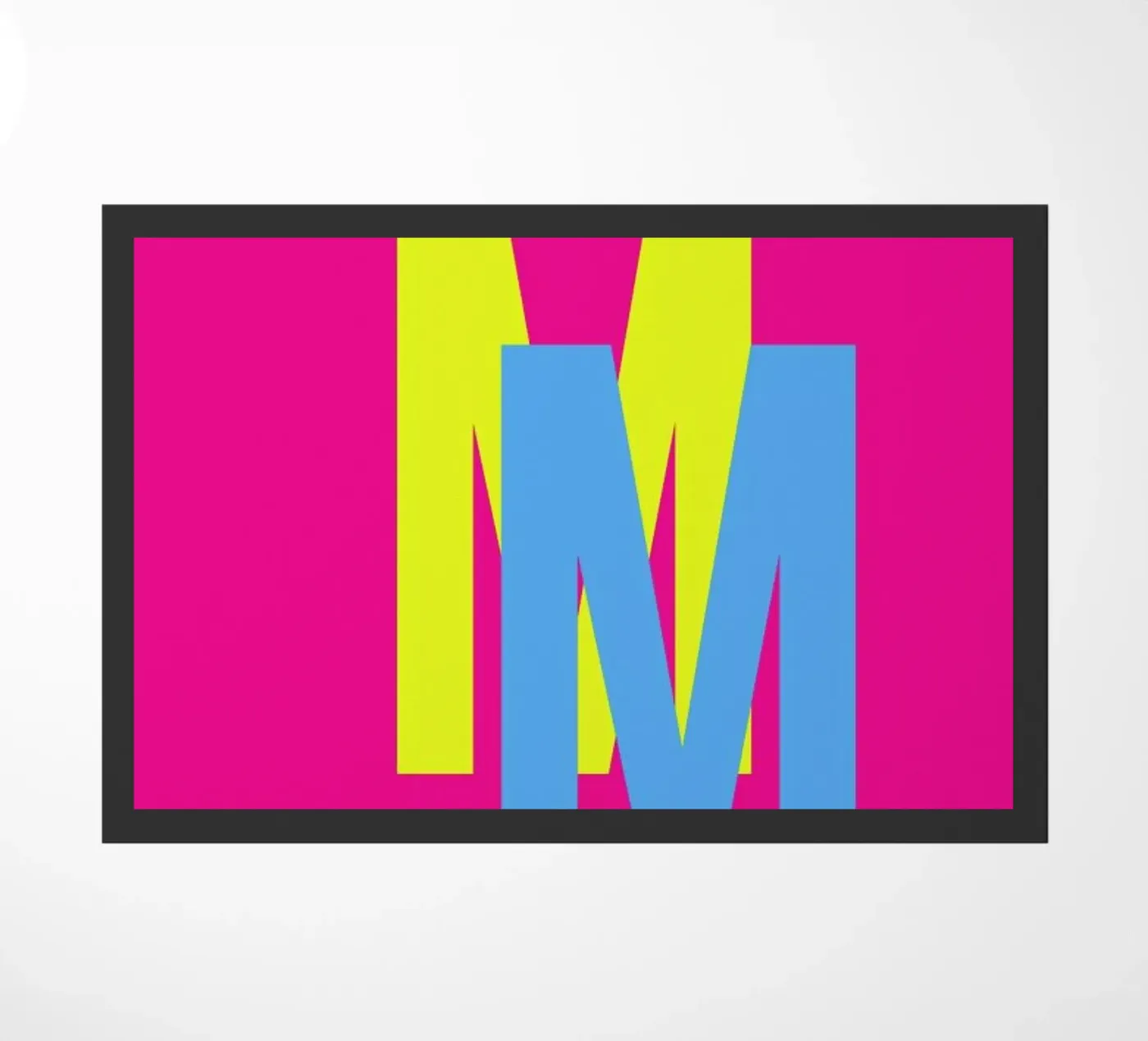 CMYK-M deurmat van Matěj Kašpar Jirásek