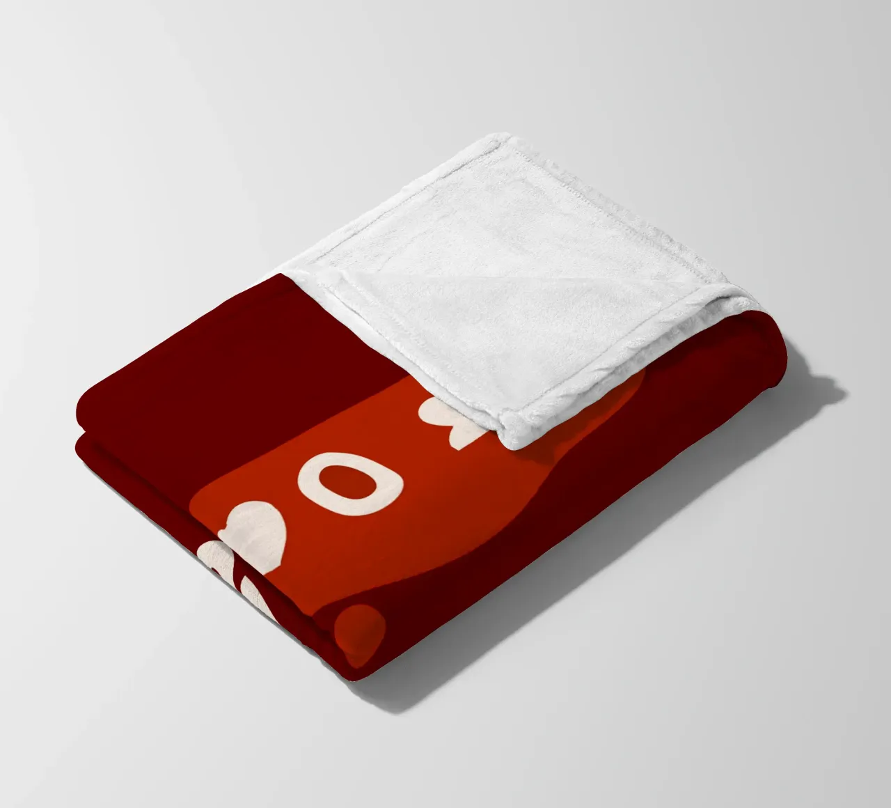 Peace beyond numbers Red coperta in pile da TijanaArtStudio88
