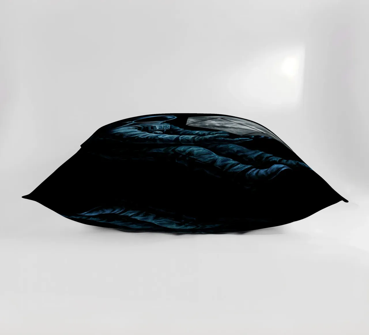 Lunar Roll: Astronaut with Moon Dice cuscino da BadrBrand