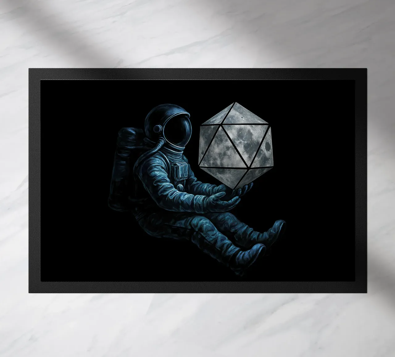 Lunar Roll: Astronaut with Moon Dice zerbino da BadrBrand