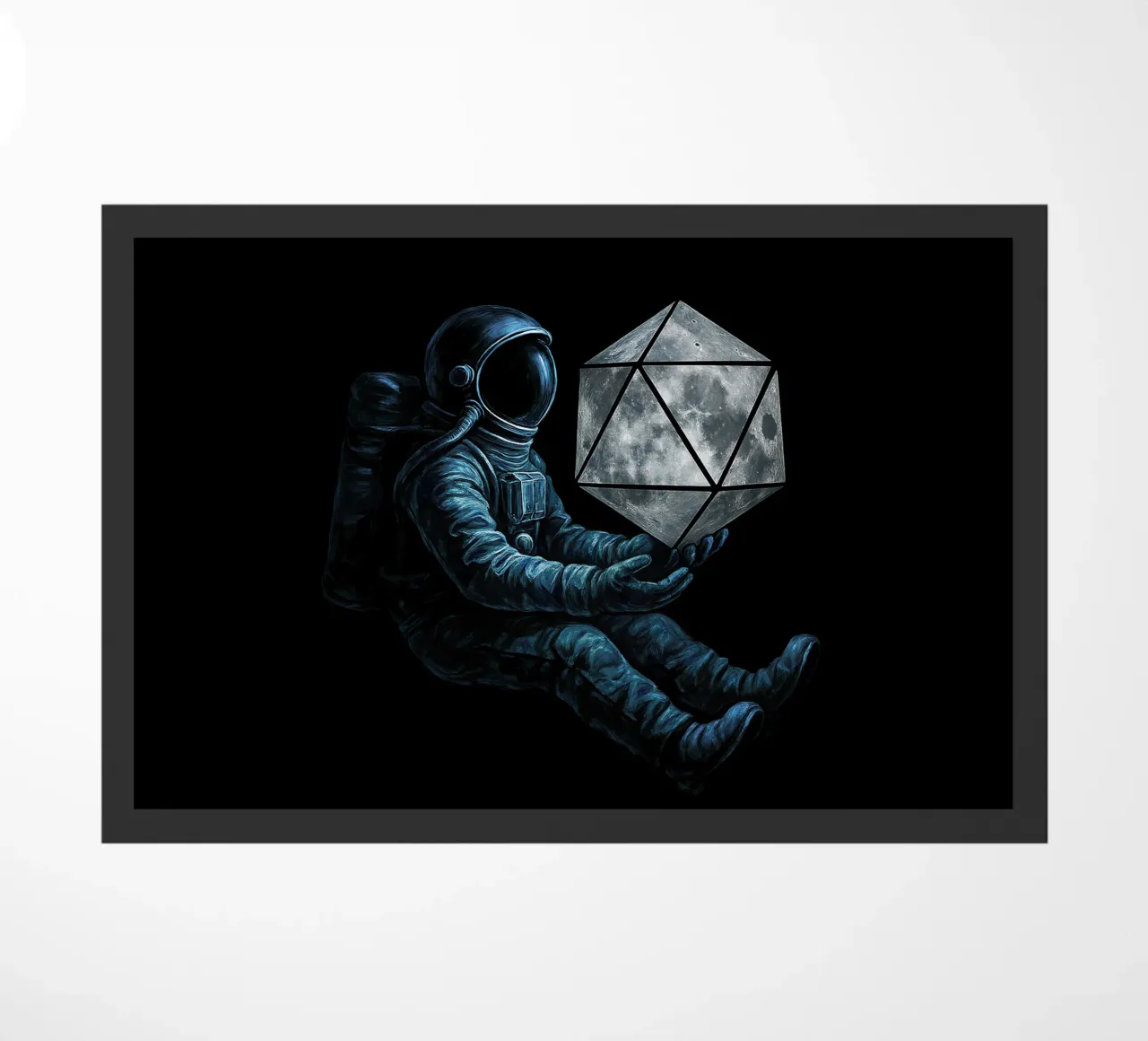 Lunar Roll: Astronaut with Moon Dice zerbino da BadrBrand