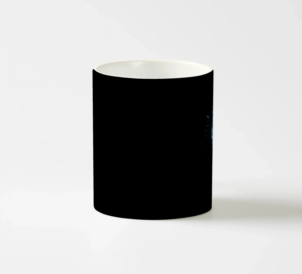 Lunar Roll: Astronaut with Moon Dice ceramic mug by BadrBrand