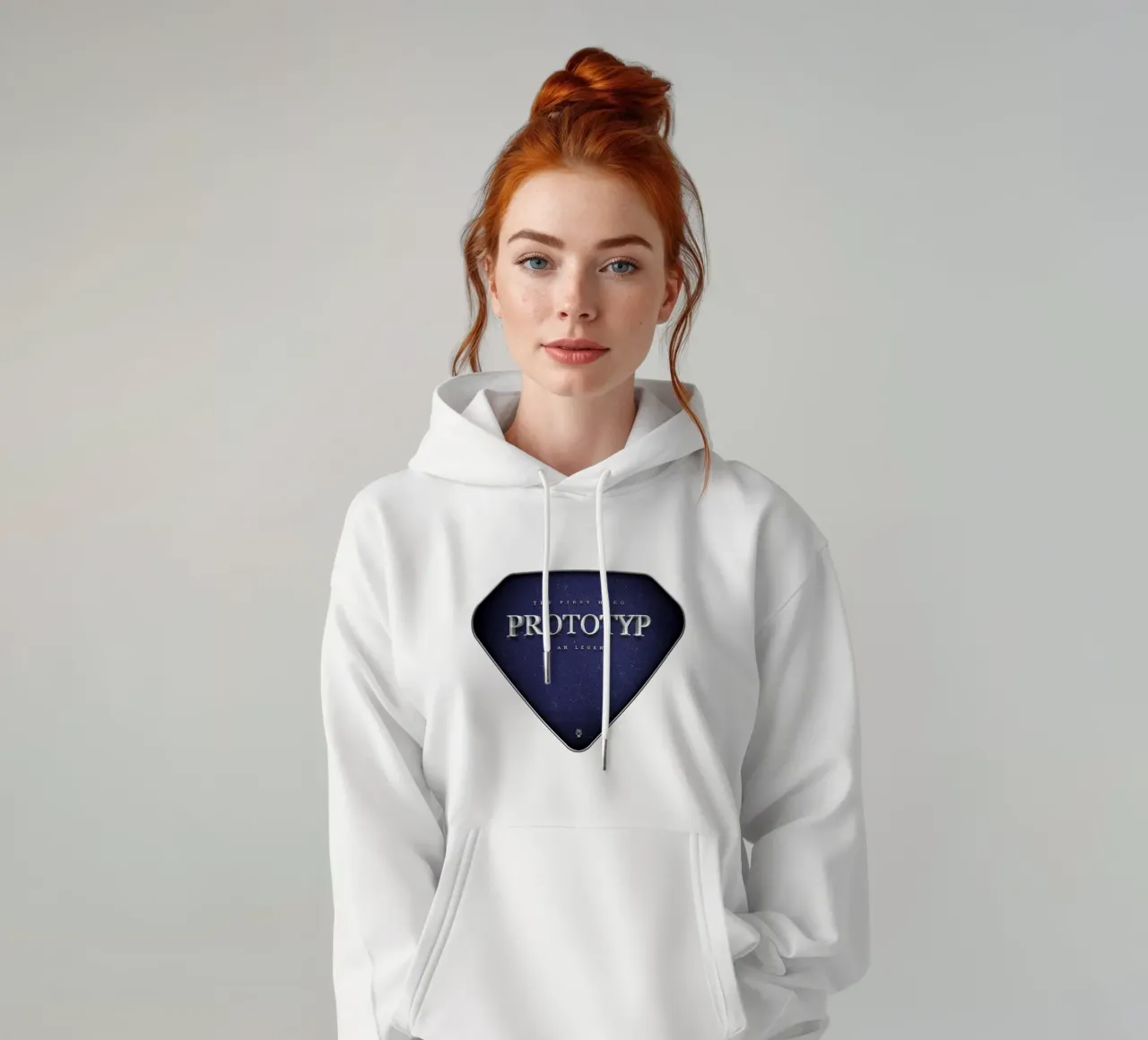 Prototyp - The First Hero felpa con cappuccio da Black Sign Artwork