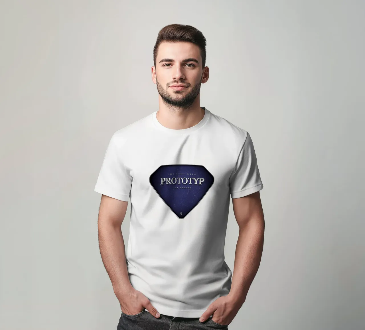 Prototyp - The First Hero t-shirt da Black Sign Artwork