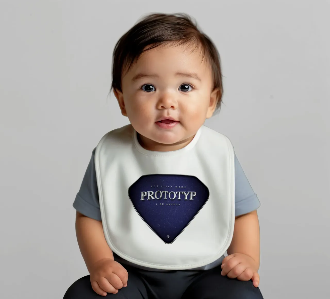 Prototyp - The First Hero bavaglino da Black Sign Artwork