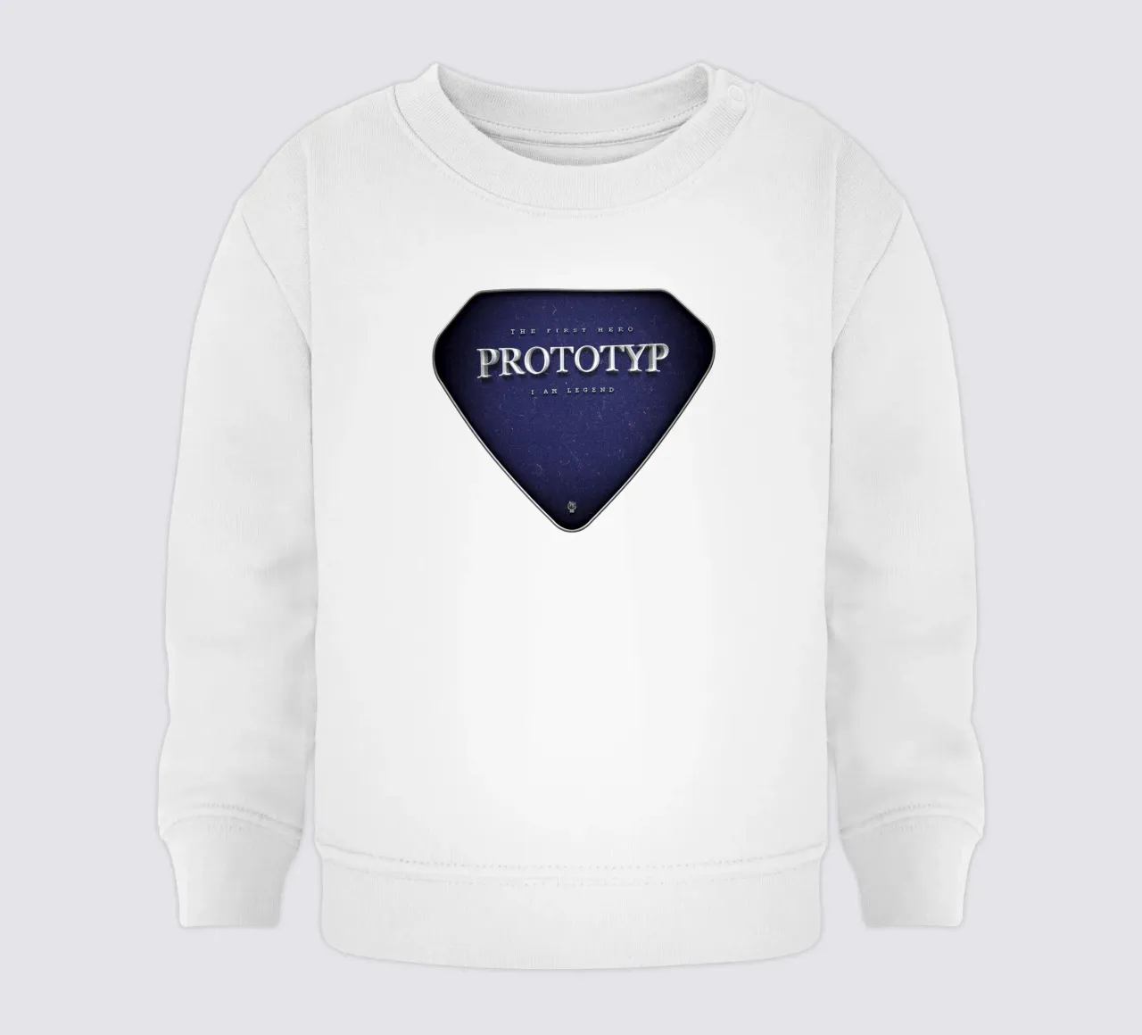 Prototyp - The First Hero felpa neonato da Black Sign Artwork