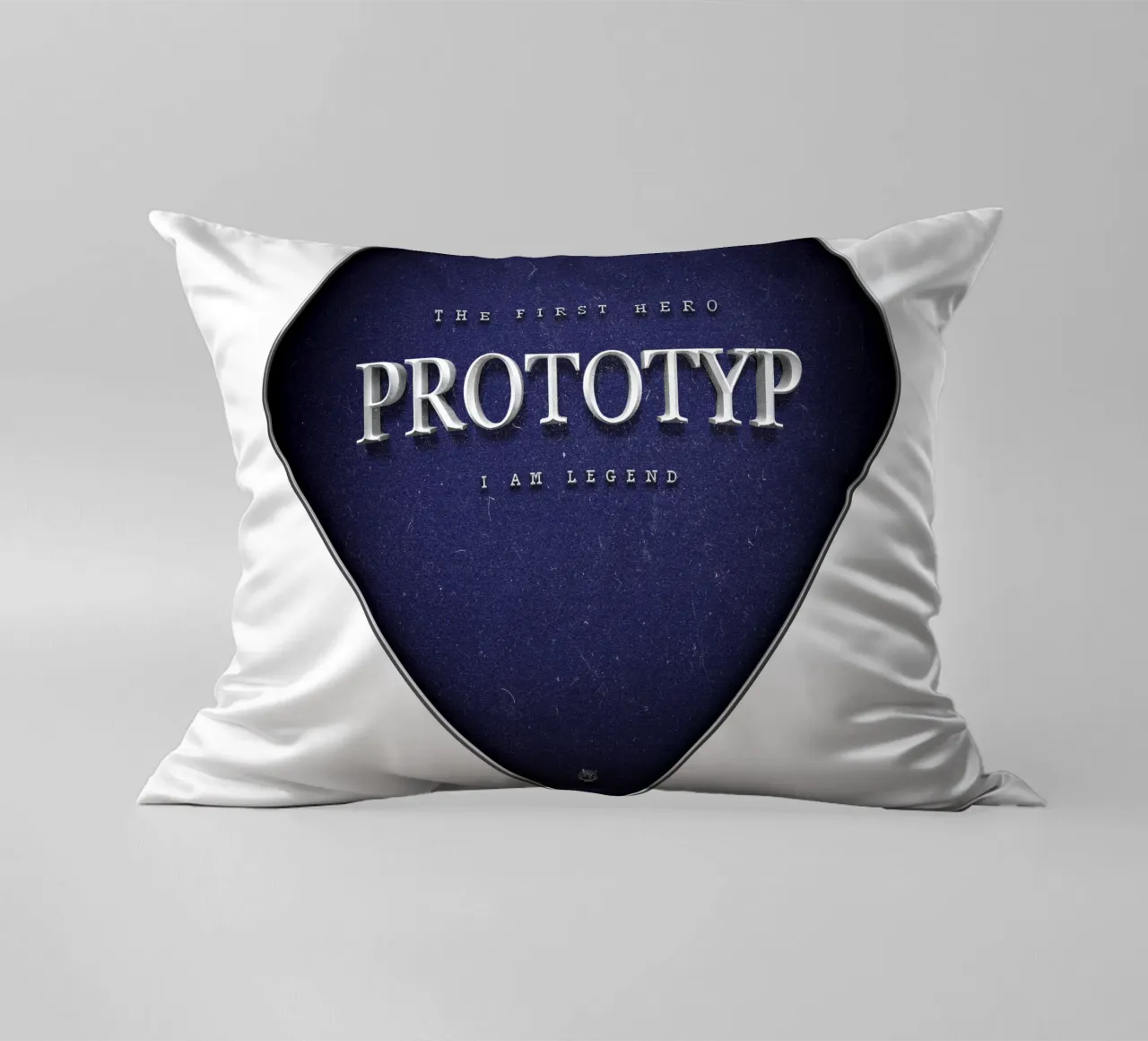 Prototyp - The First Hero cuscino da Black Sign Artwork