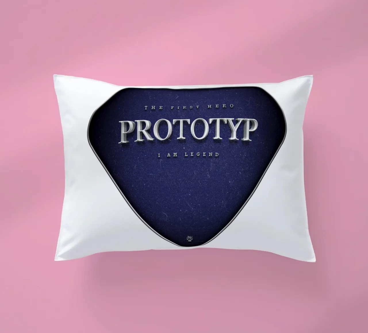 Prototyp - The First Hero cuscino da Black Sign Artwork