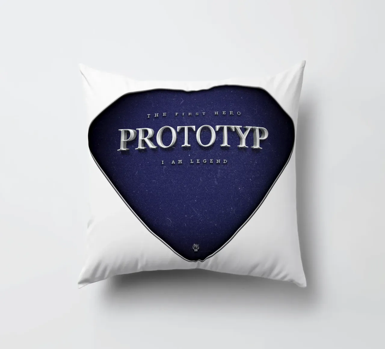 Prototyp - The First Hero cuscino da Black Sign Artwork