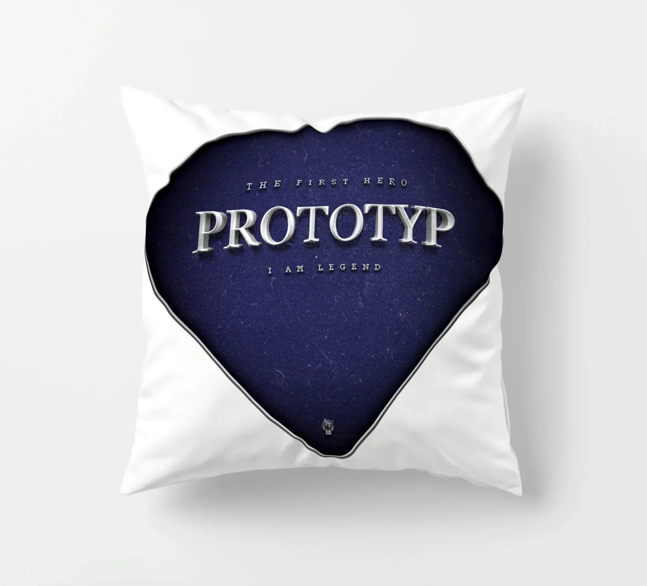 Prototyp - The First Hero cuscino da Black Sign Artwork