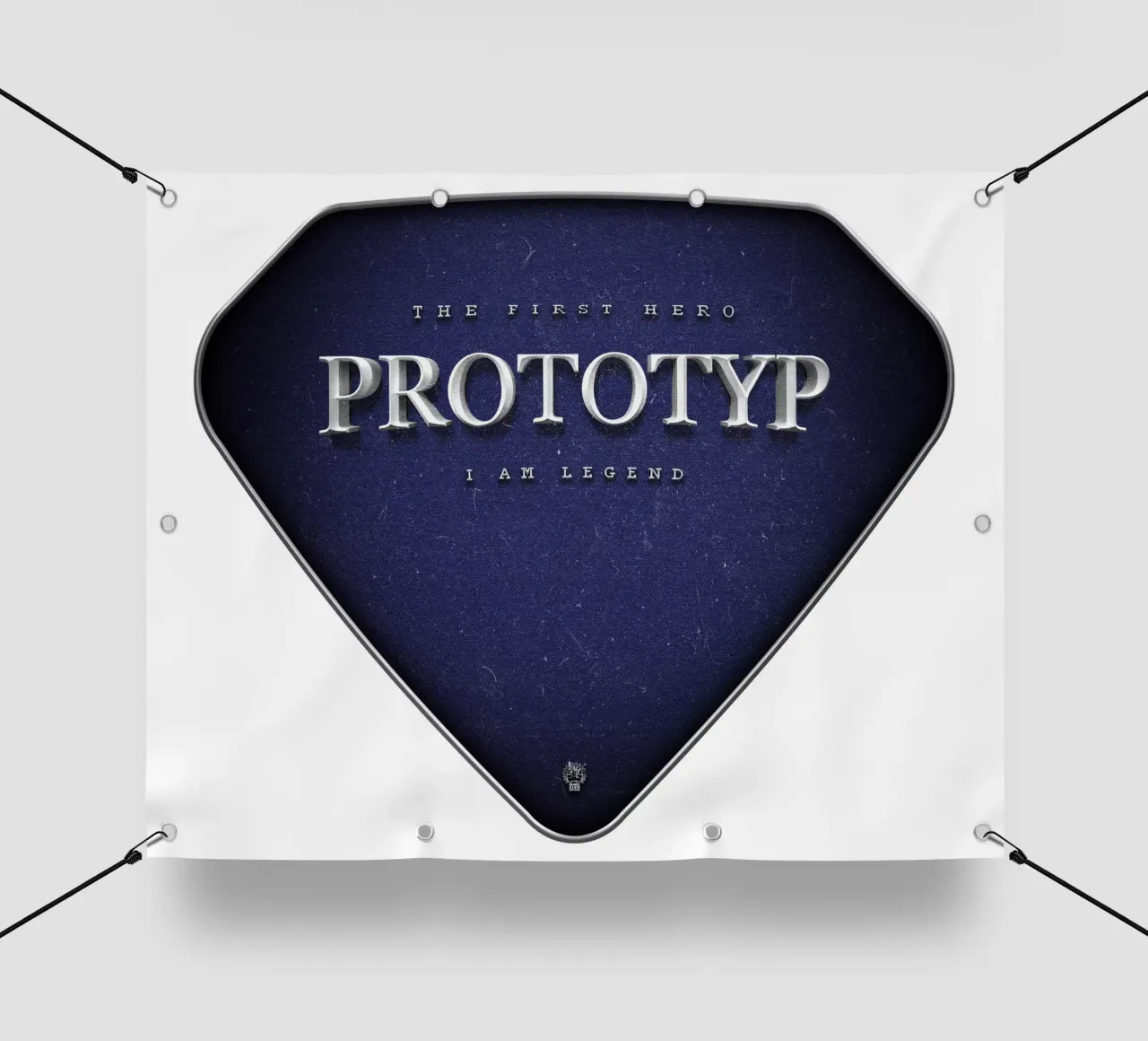 Prototyp - The First Hero telo in pvc da Black Sign Artwork