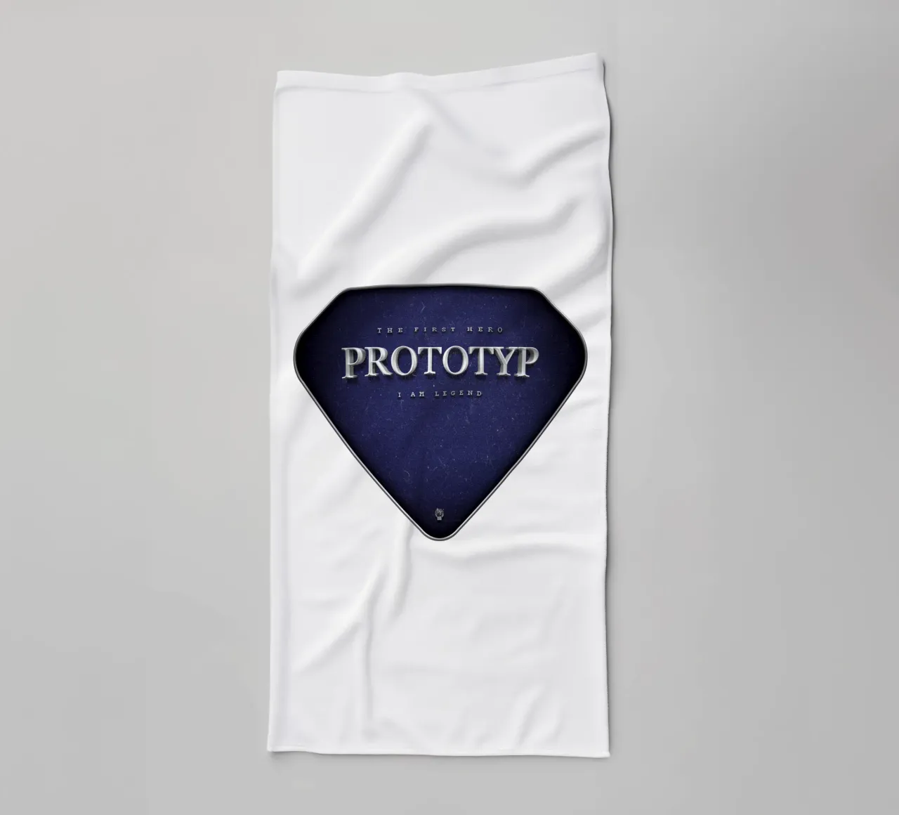 Prototyp - The First Hero asciugamano da bagno da Black Sign Artwork