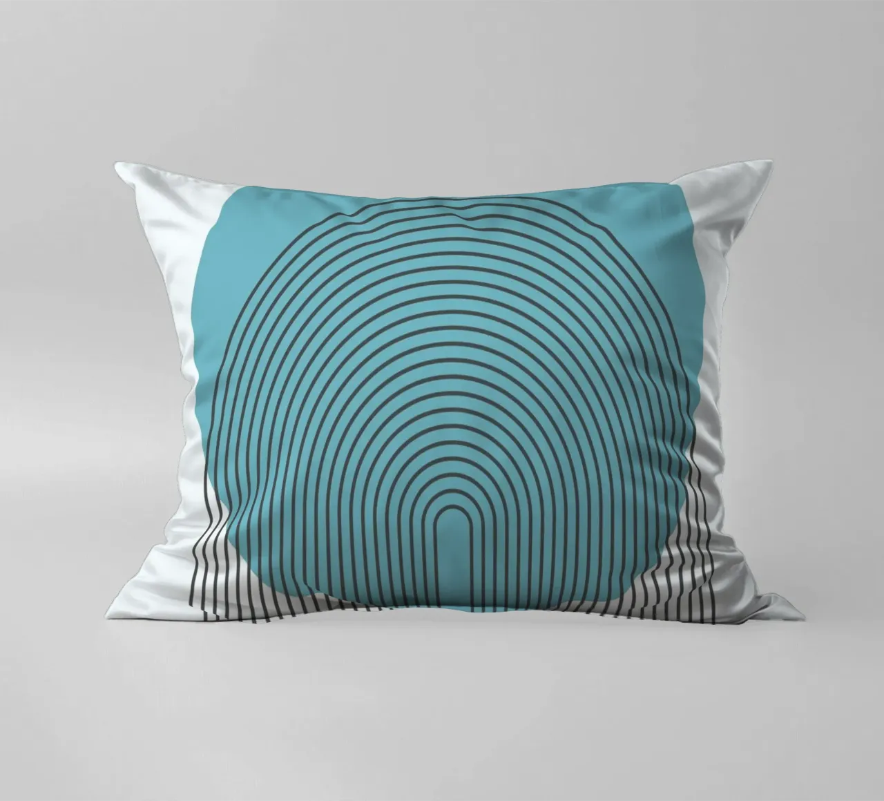 Modern Arc Design - Minimal Art Graphics decorative cushion by Casa Calm