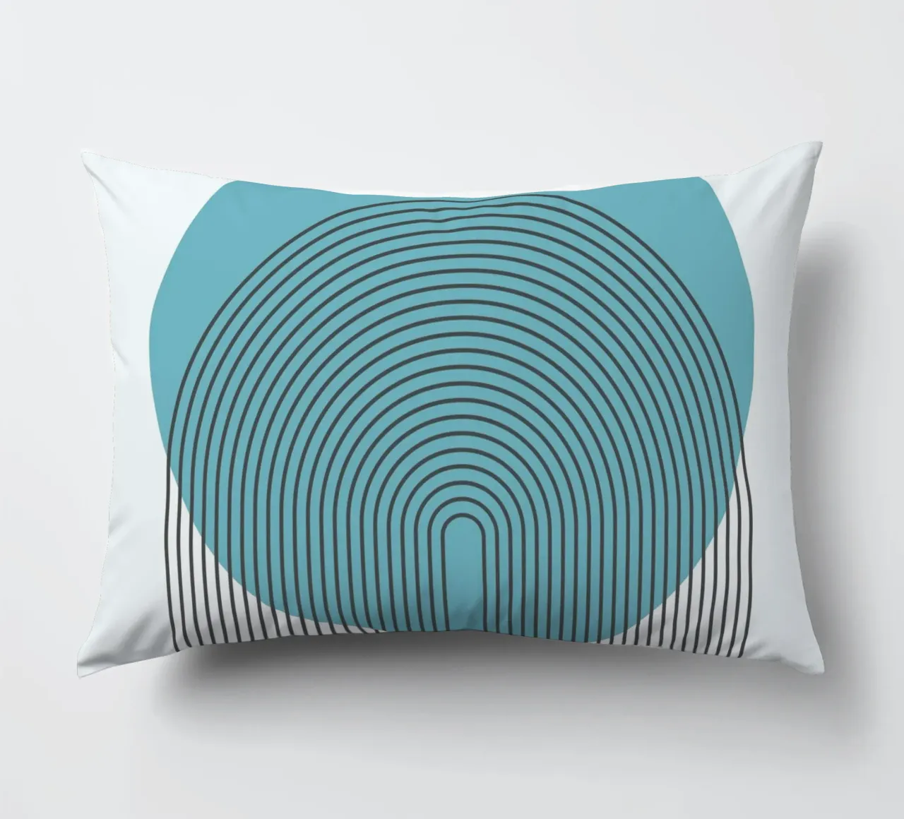 Modern Arc Design - Minimal Art Graphics decorative cushion by Casa Calm
