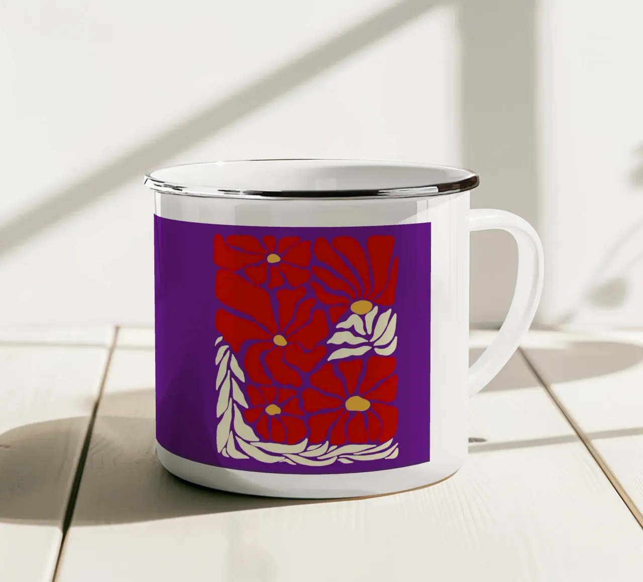 September bloom tazza in smalto da TijanaArtStudio88