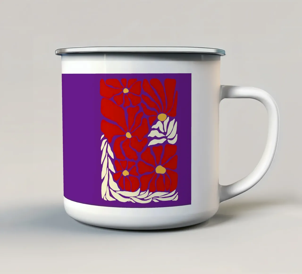 September bloom tazza in smalto da TijanaArtStudio88