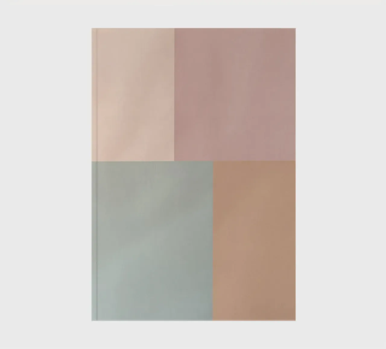 Four Color Solid Textured Blocks in Pastel Shades notebook by DesignDoodle