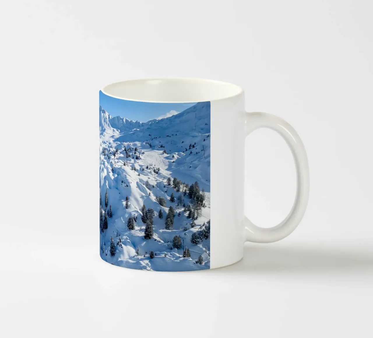 Montagne bianche tazza in ceramica da anderm