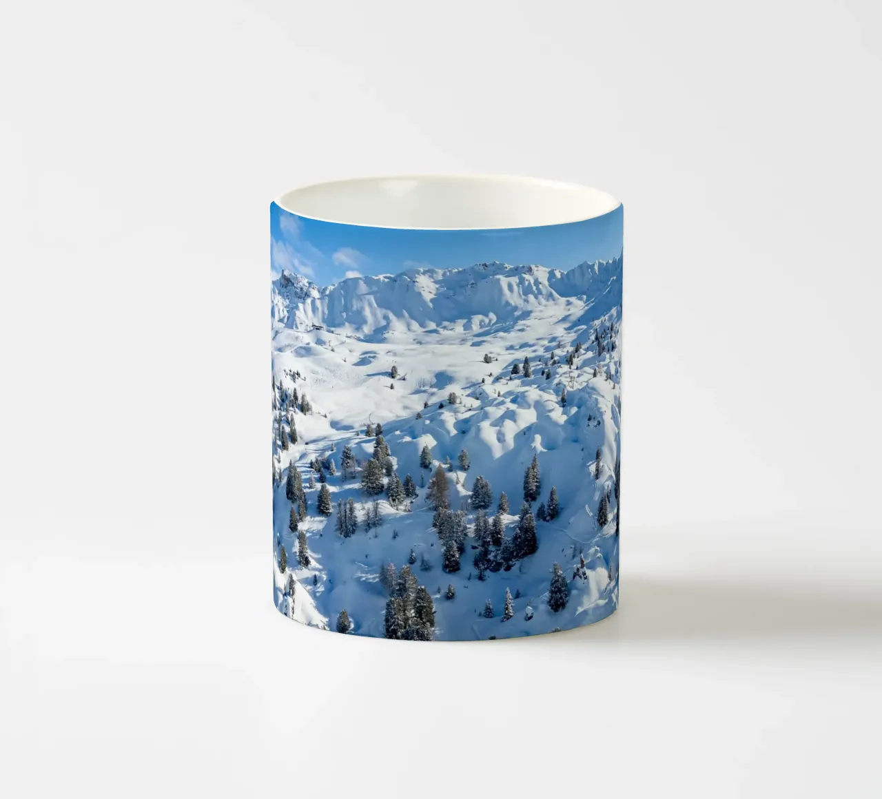 Montagne bianche tazza in ceramica da anderm