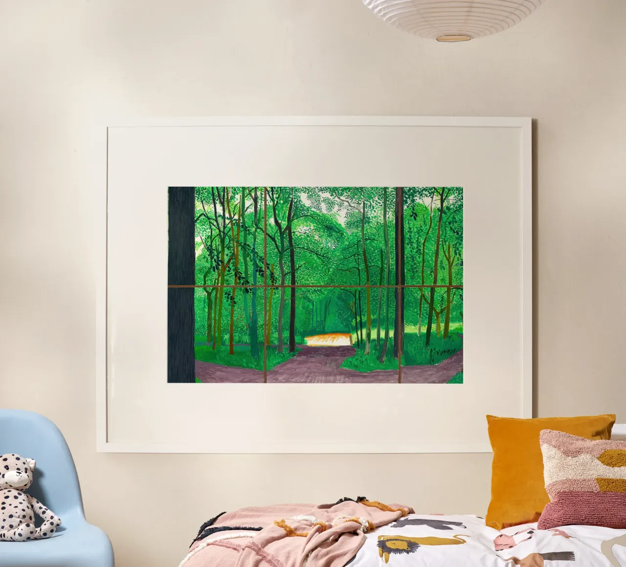 "Woldgate Woods, 26, 27 e 30 luglio 2006". poster con telaio in plastica da Glen Stephens