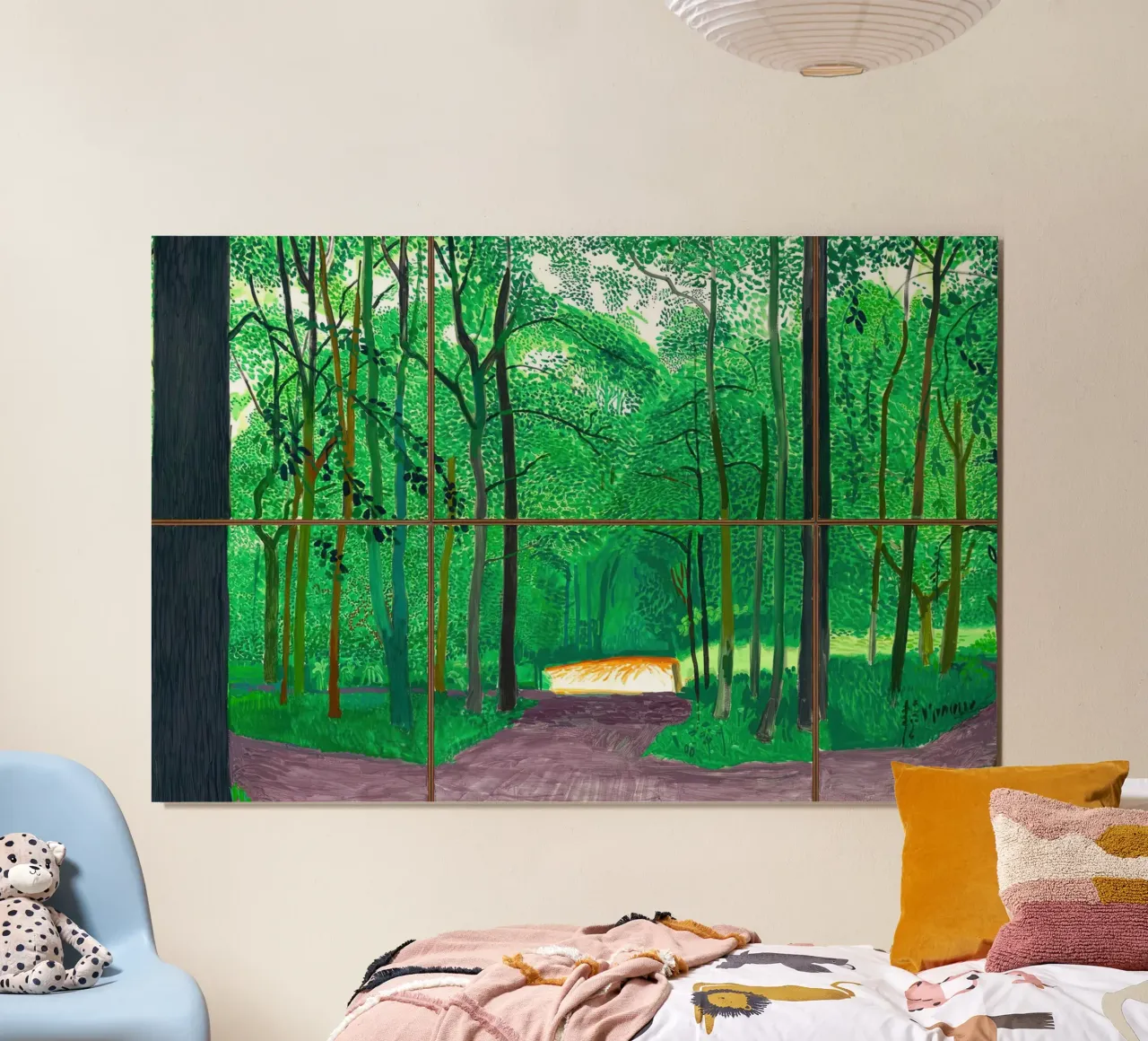 "Woldgate Woods, 26, 27 e 30 luglio 2006". poster con telaio in plastica da Glen Stephens
