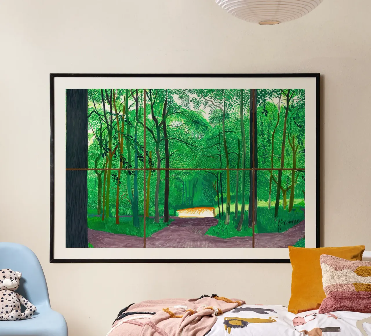 "Woldgate Woods, 26, 27 e 30 luglio 2006". poster con telaio in plastica da Glen Stephens