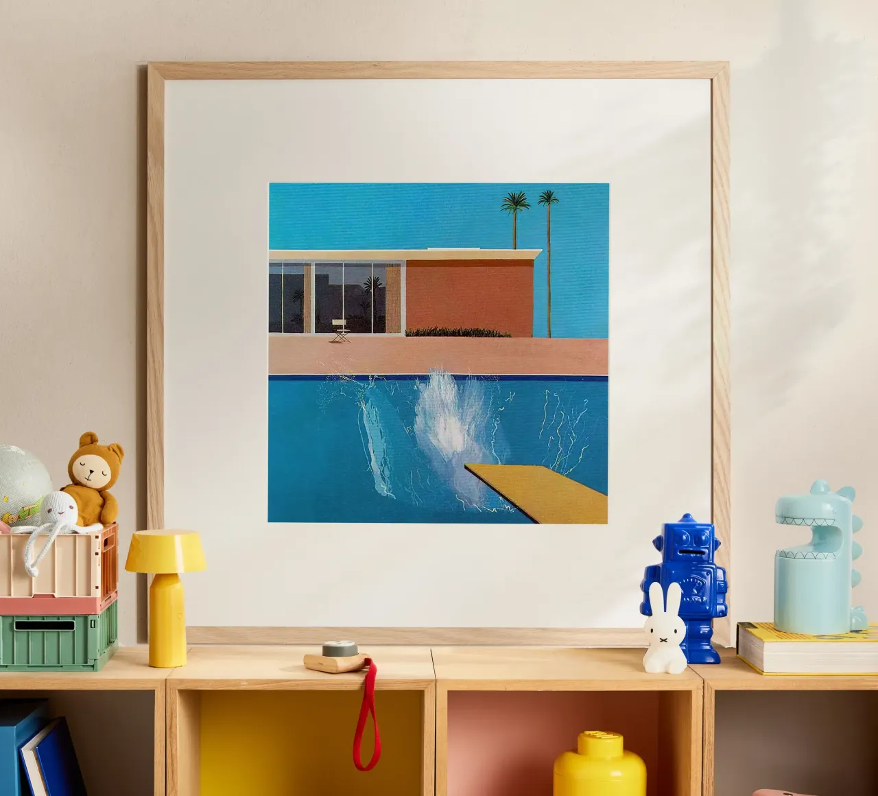 1967, Una spruzzata più grande poster con telaio in plastica da Glen Stephens