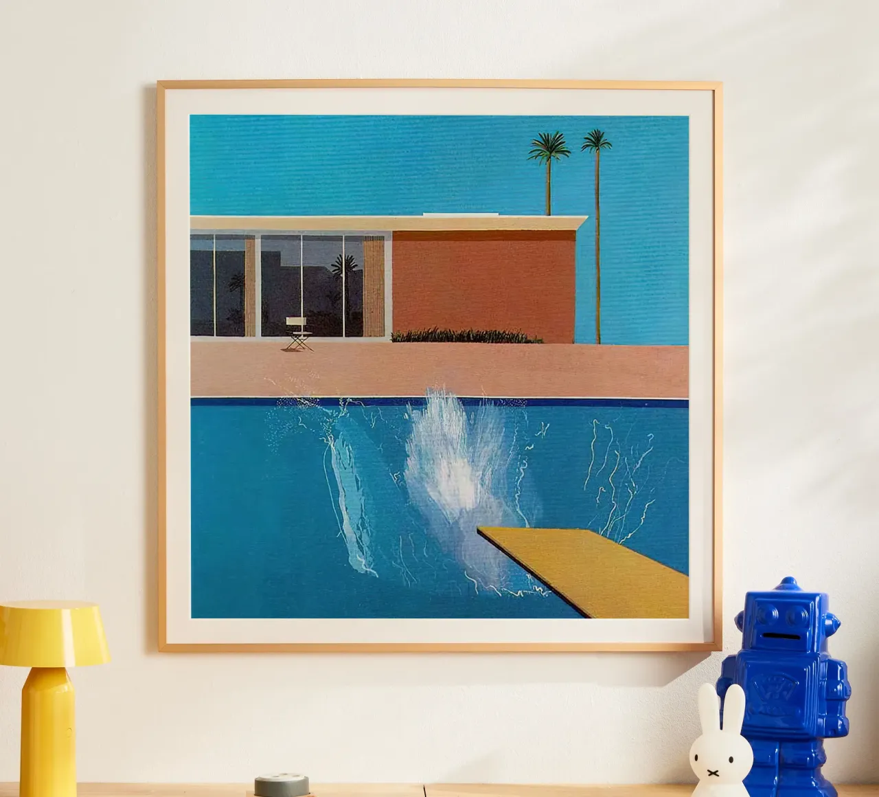 1967, Una spruzzata più grande poster con telaio in plastica da Glen Stephens