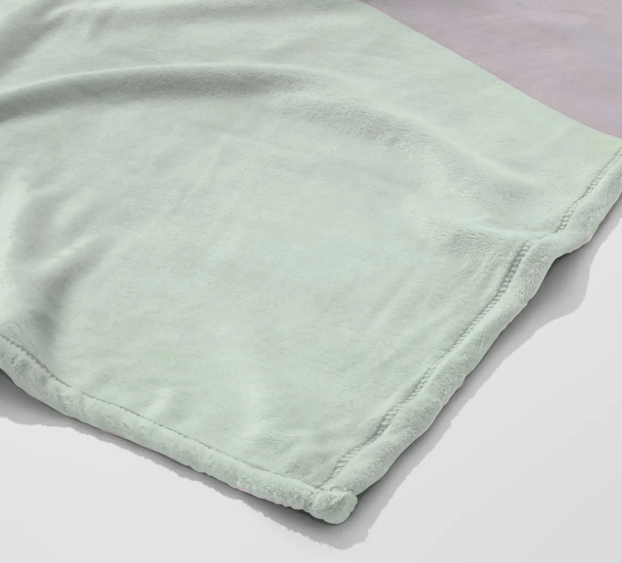Overlapping Rectangular Paper Sheets Peach Lavender Green fleece blanket by DesignDoodle