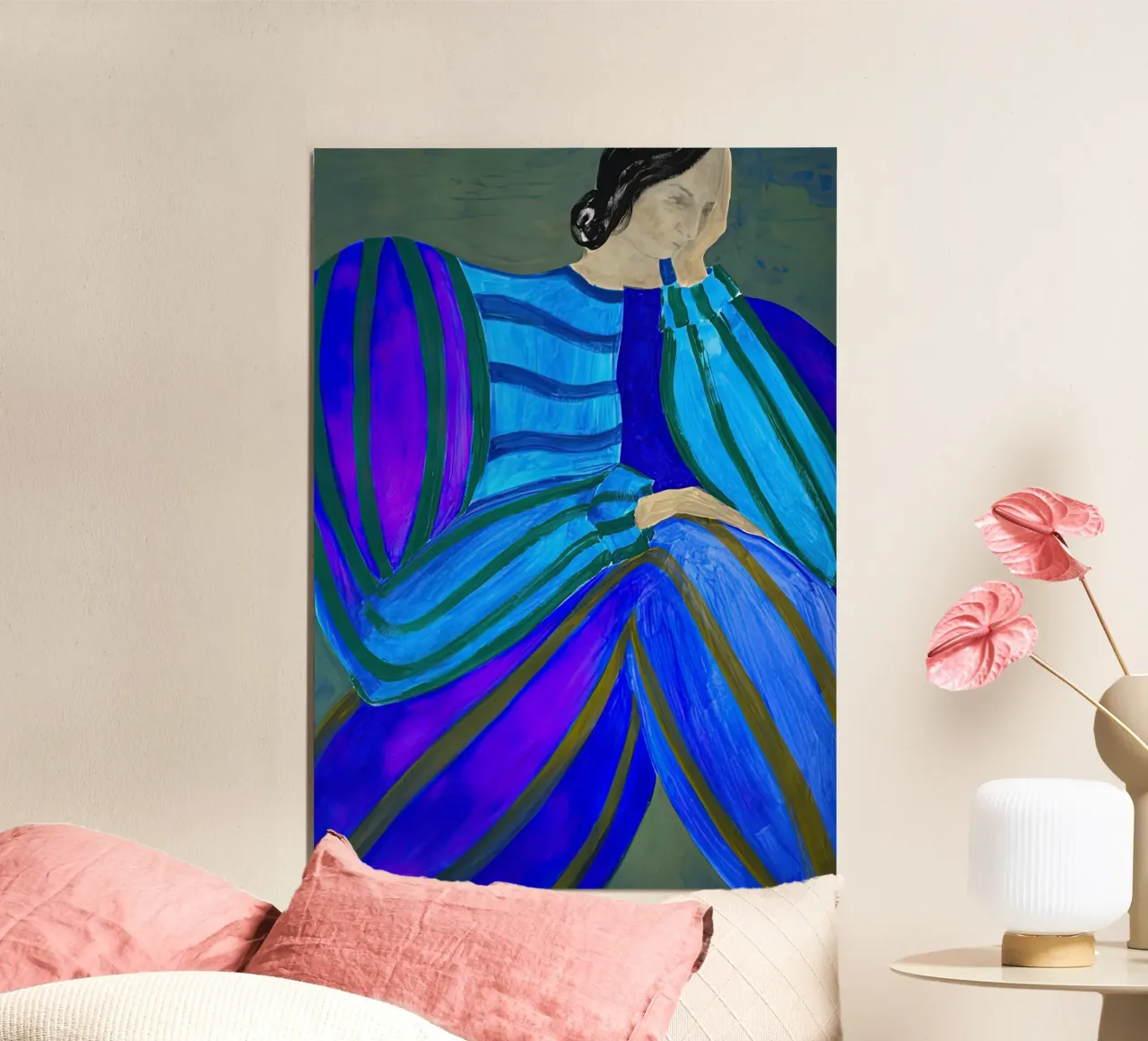 Sofia Lind 2 poster con telaio in alluminio da Sonya Noel