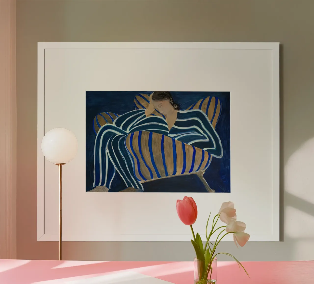 Sofia Lind 3 poster con telaio in legno da Sonya Noel