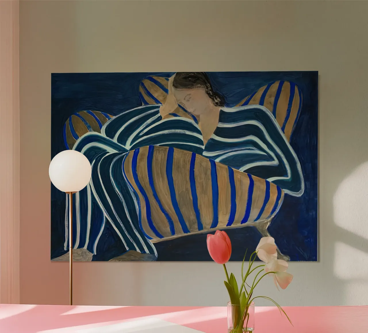 Sofia Lind 3 poster con telaio in legno da Sonya Noel