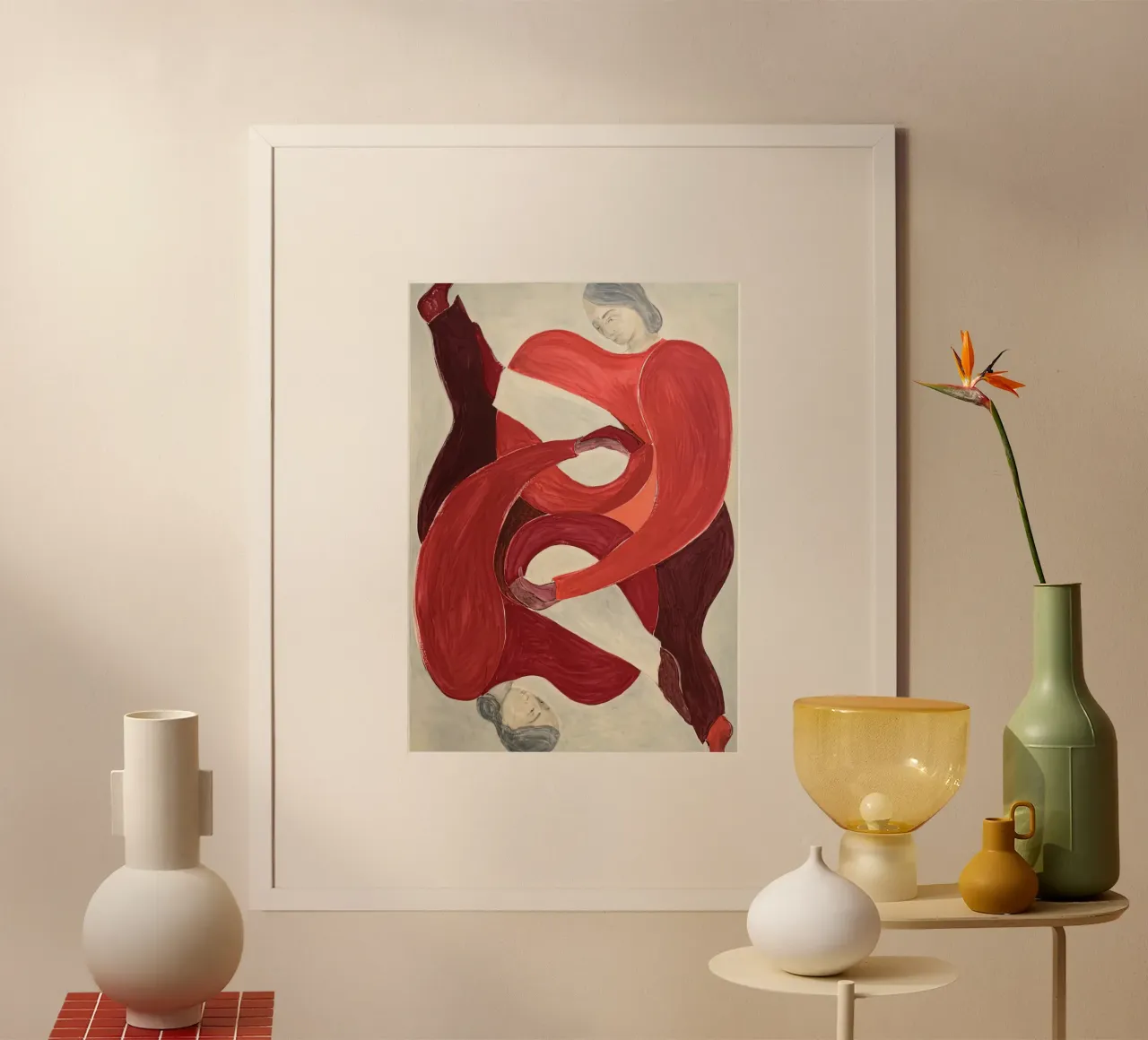 Sofia Lind 5 poster con telaio in legno da Sonya Noel