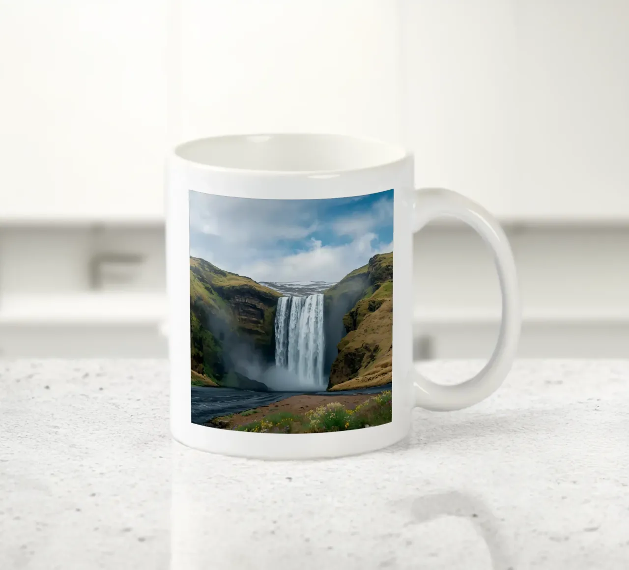 Cascata di acqua calda tazza in ceramica da DesignDoodle