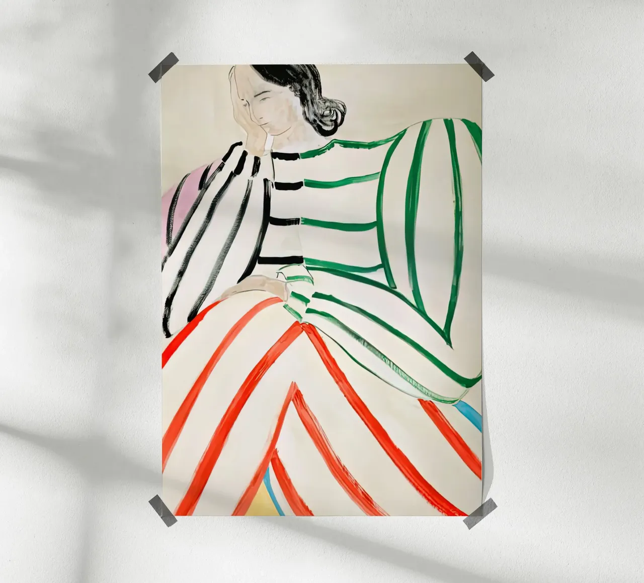 Sofia Lind 6 poster con telaio in legno da Sonya Noel