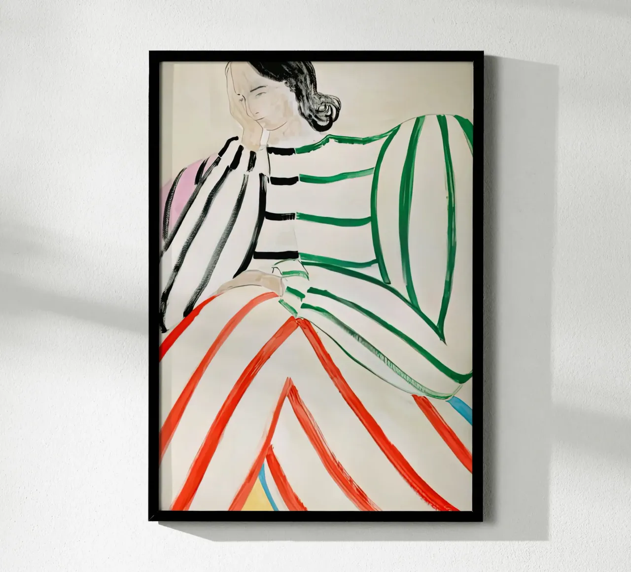 Sofia Lind 6 poster con telaio in legno da Sonya Noel
