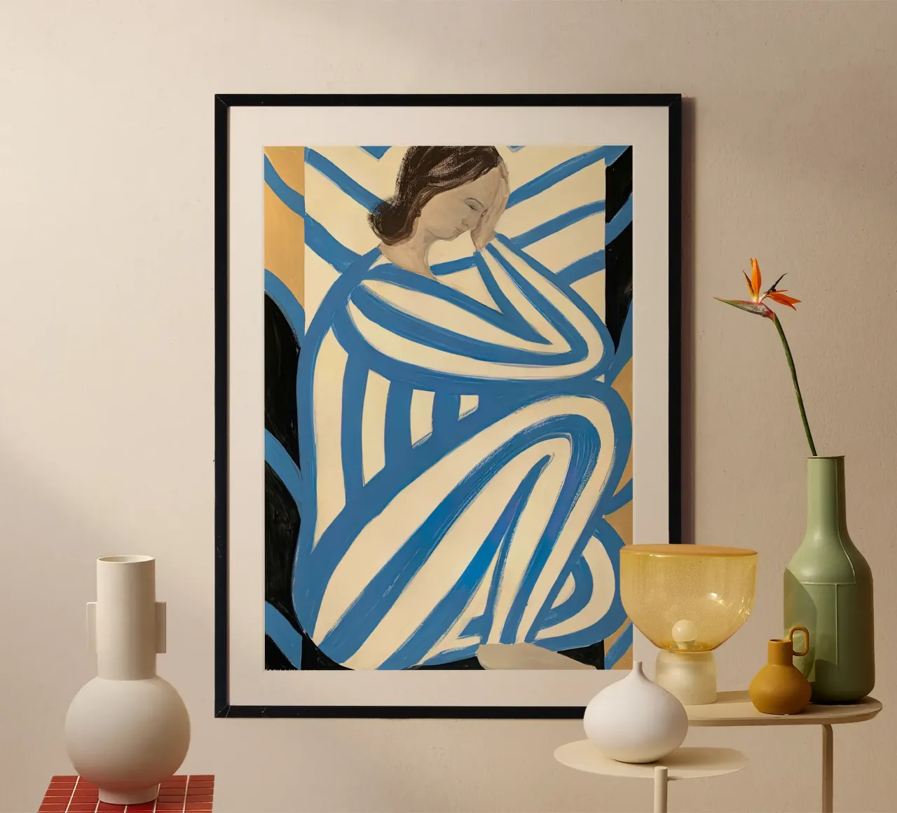 Sofia Lind 7 poster con telaio in alluminio da Sonya Noel