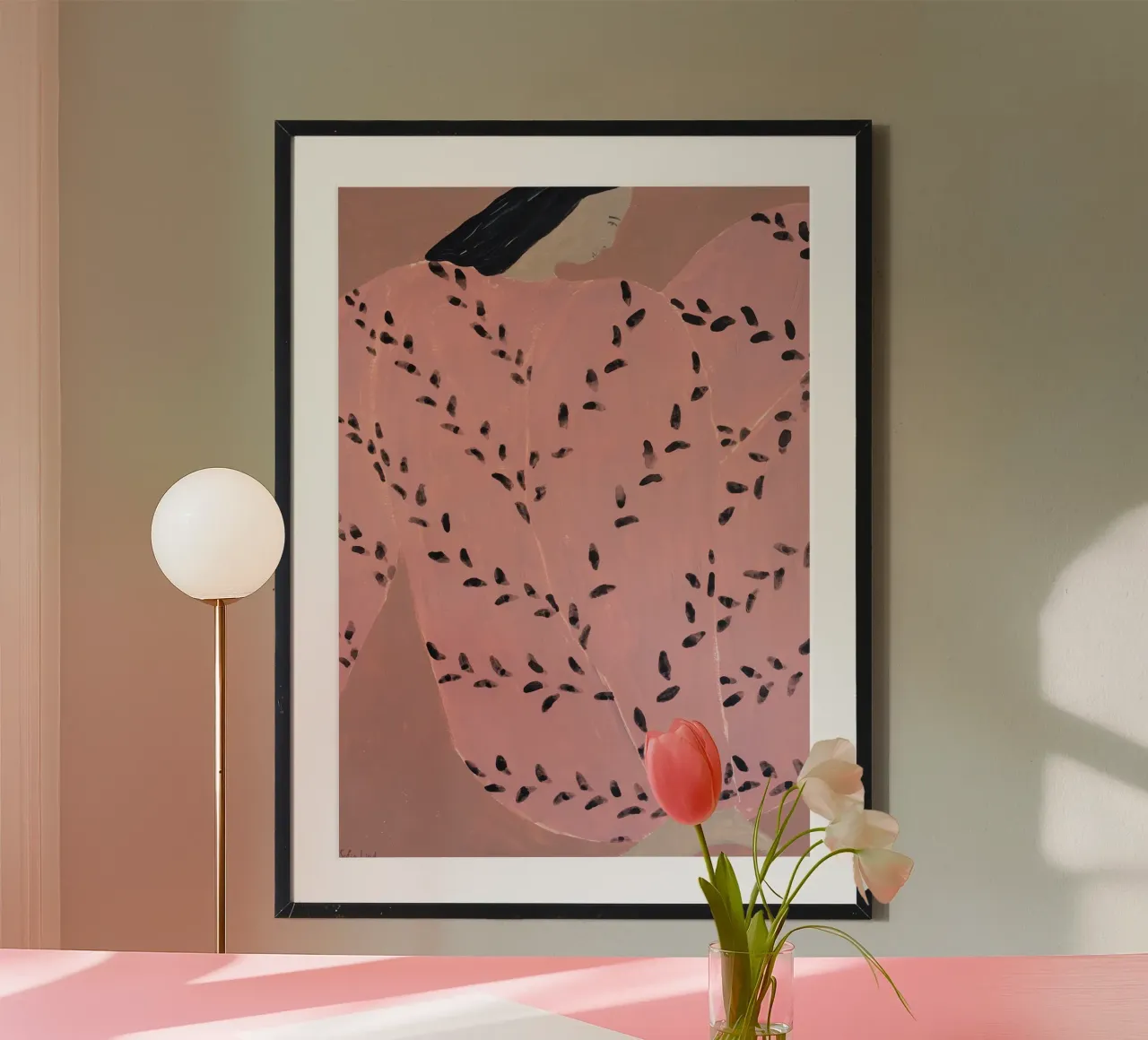 Sofia Lind 9 poster con telaio in alluminio da Sonya Noel