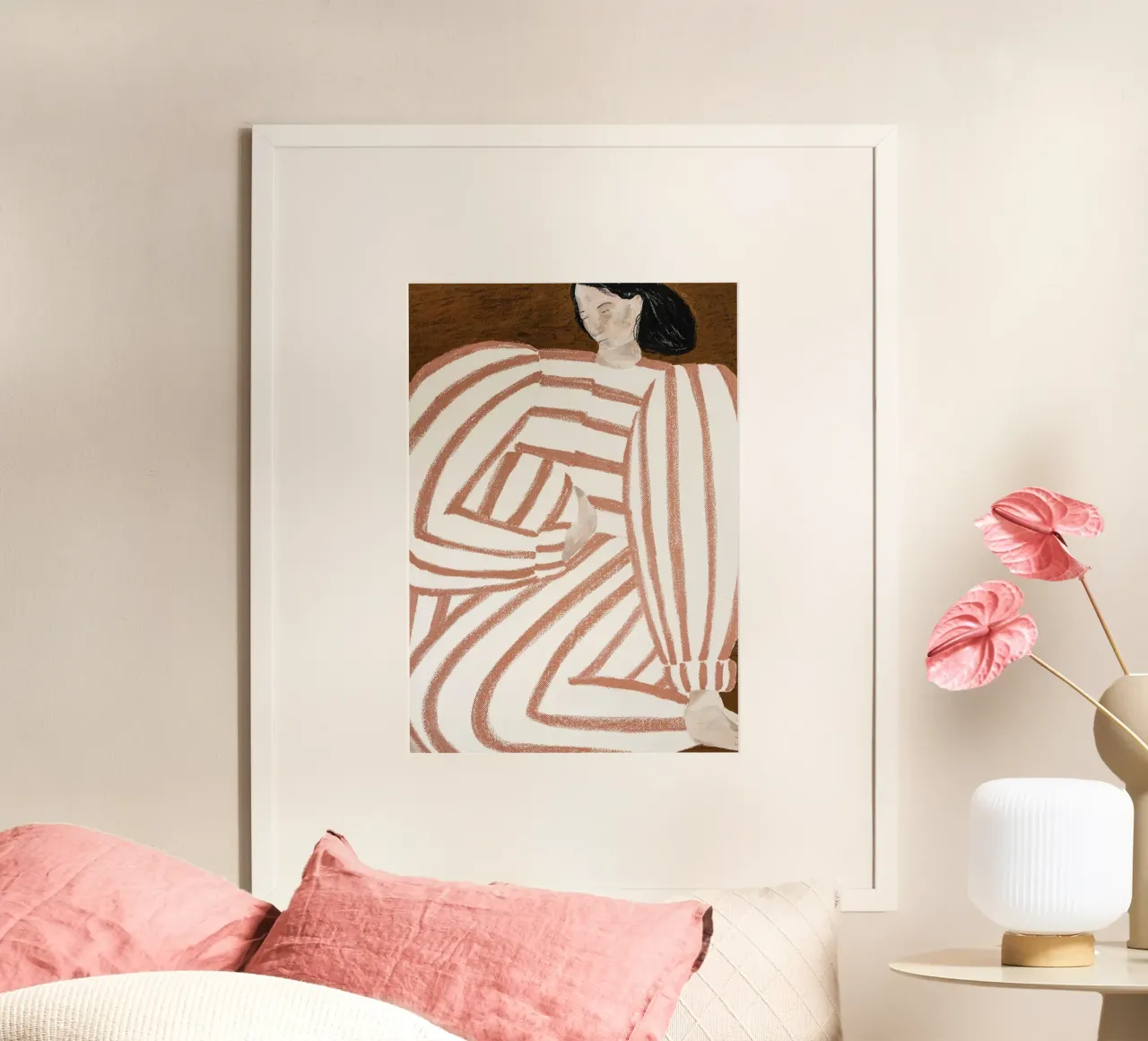 Sofia Lind 11 poster con telaio in plastica da Sonya Noel